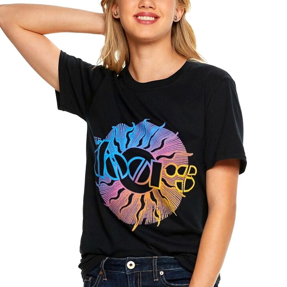 The Doors Sun Logo rock T-shirt 2XL NWT - Picture 1 of 3